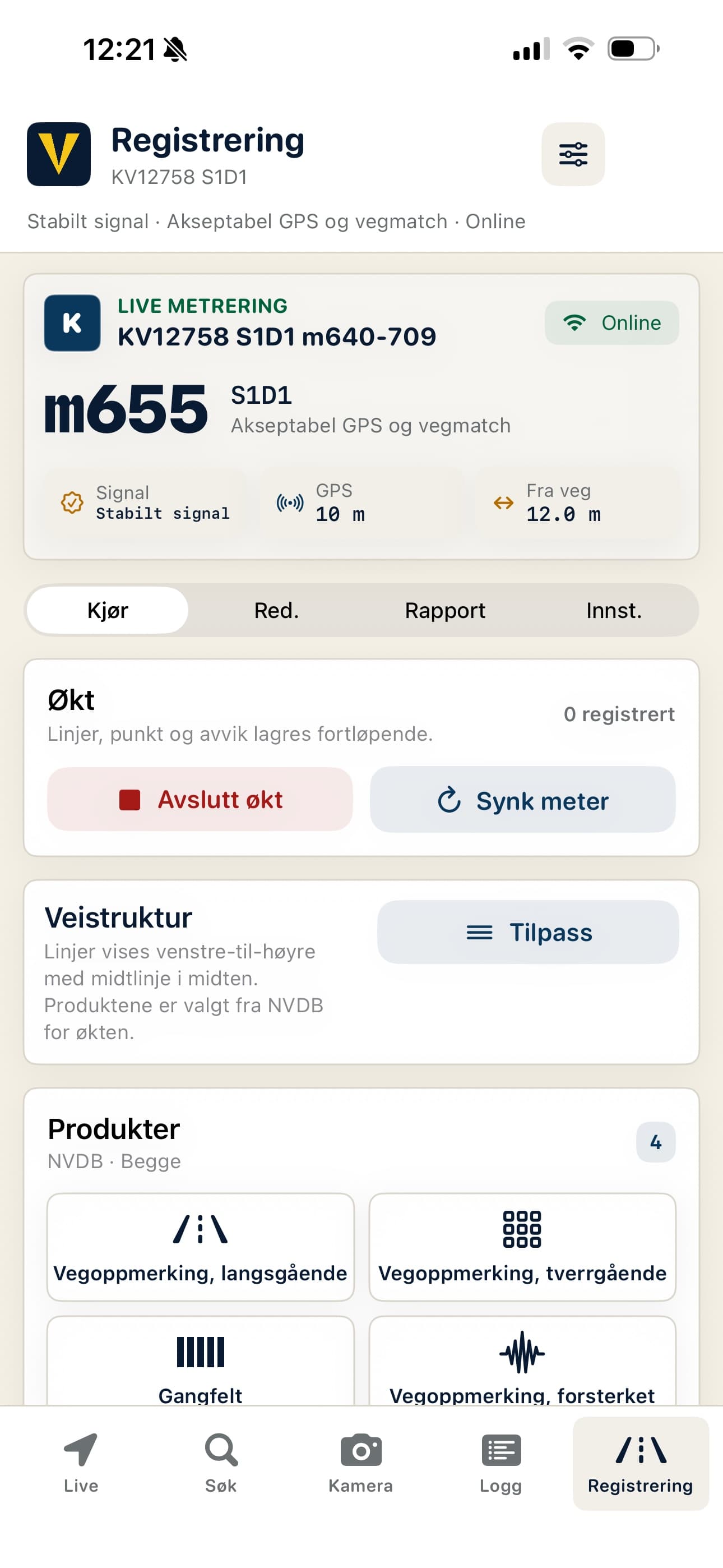 Registrering i Veikompasset